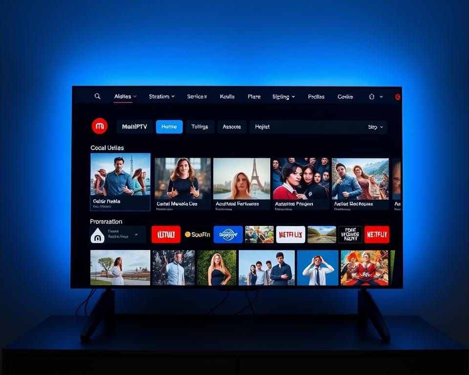 A sleek and modern IPTV application interface showcasing the best streaming platforms in France for 2025. The screen displays the marioiptvfr.com brand prominently, with crisp icons and intuitive menus allowing seamless navigation. The overall design is clean and minimalist, with a calming blue color palette and soft ambient lighting creating a welcoming, premium atmosphere. The application features high-quality thumbnails and detailed descriptions of the top IPTV services, optimized for the French market. The layout is balanced and symmetrical, drawing the viewer's eye to the key content and functionality. This image conveys the future of French IPTV - a refined, user-friendly experience that caters to the discerning entertainment needs of the modern viewer. A sleek and modern IPTV application interface showcasing the best streaming platforms in France for 2025. The screen displays the marioiptvfr.com brand prominently, with crisp icons and intuitive menus allowing seamless navigation. The overall design is clean and minimalist, with a calming blue color palette and soft ambient lighting creating a welcoming, premium atmosphere. The application features high-quality thumbnails and detailed descriptions of the top IPTV services, optimized for the French market. The layout is balanced and symmetrical, drawing the viewer's eye to the key content and functionality. This image conveys the future of French IPTV - a refined, user-friendly experience that caters to the discerning entertainment needs of the modern viewer.